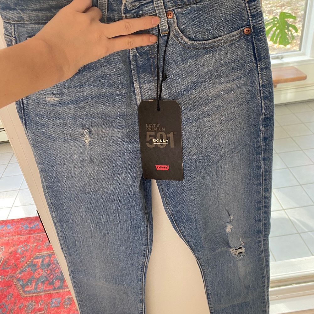 Levis 501 Skinny Womens Jeans